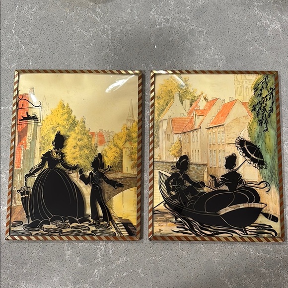 Other - Vintage Silhouette Art Prints